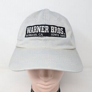 Warner Bros Burbank CA Since 1923 Strapback Hat Embroidered Cap Movie Studio